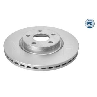 Jeu de 2 disques de frein arrière MEYLE 715 521 0056/PD