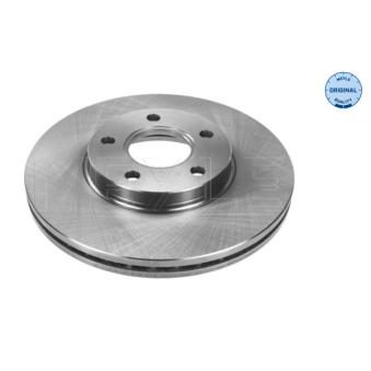 Jeu de 2 disques de frein avant MEYLE 715 521 7030 pour AUDI A6 1.8 TDCi - 110cv