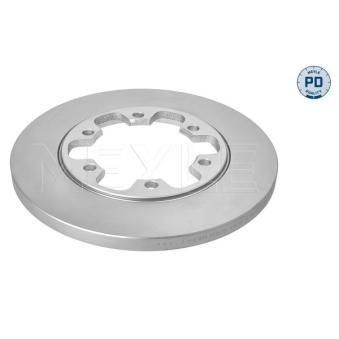 Jeu de 2 disques de frein arrière MEYLE OEM 1815600