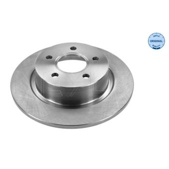 Jeu de 2 disques de frein arrière MEYLE [715 523 7034]