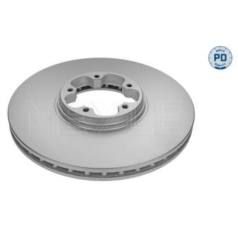 Jeu de 2 disques de frein avant MEYLE OEM YC1W1125B1B