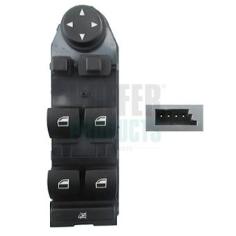 Interrupteur, lève-vitre avant gauche HOFFER 2106332