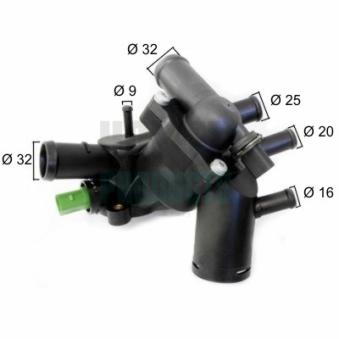 Thermostat, liquide de refroidissement HOFFER OEM 032121111CE