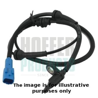 Capteur, vitesse de roue HOFFER OEM 9638720180