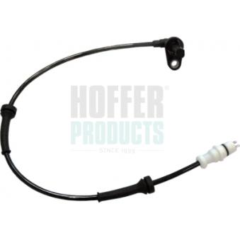 Capteur, vitesse de roue arrière gauche HOFFER OEM 8200254687