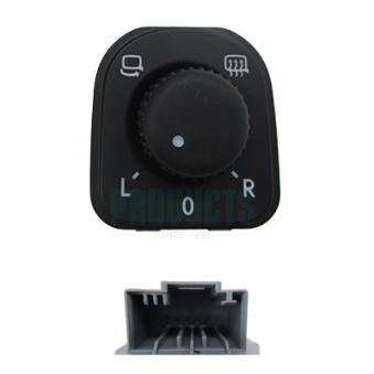 Commande, ajustage du miroir avant gauche HOFFER H206026