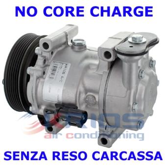 Compresseur, climatisation HOFFER OEM 2S6119D629AF