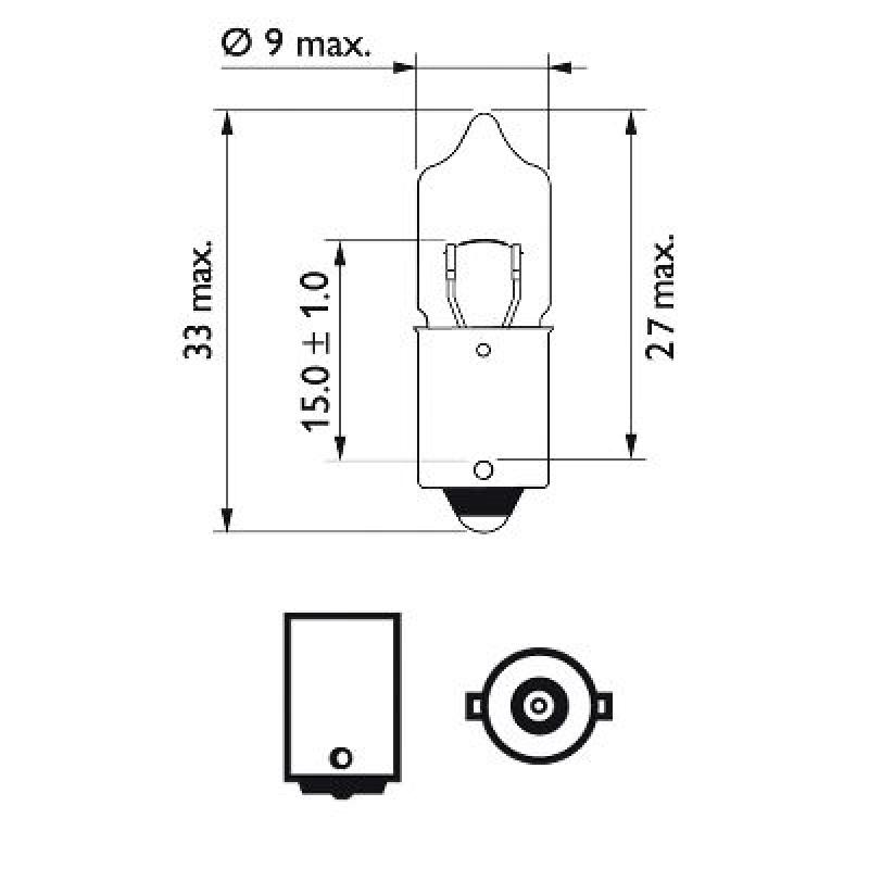 Ampoule, éclairage intérieur PHILIPS 12024CP - Visuel 2