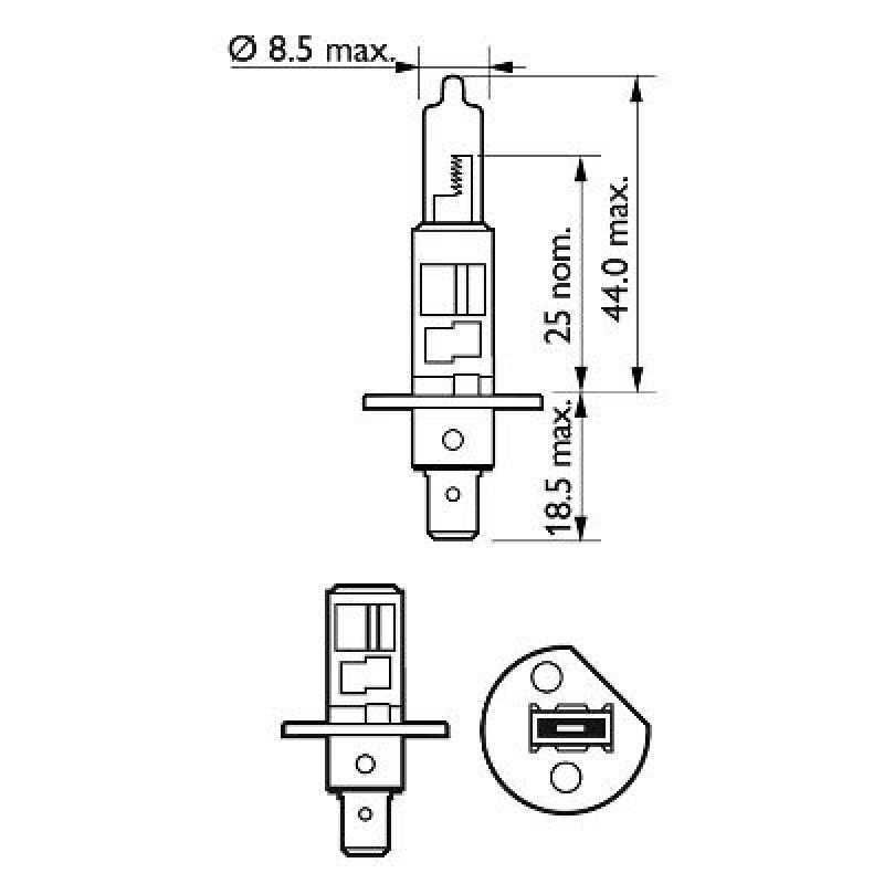 Ampoule, projecteur longue portée PHILIPS 12258VPB1 - Visuel 2