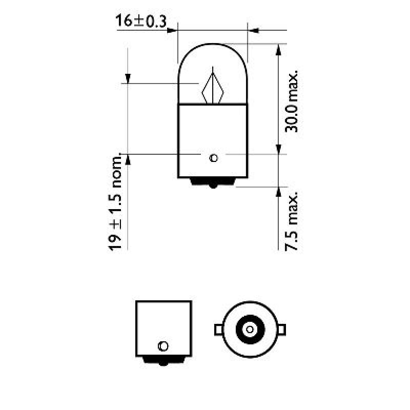 Ampoule, feu clignotant PHILIPS 12821LLECOCP - Visuel 2
