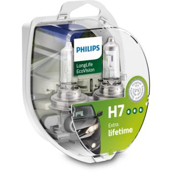 Lot de 2 ampoules, projecteur longue portée PHILIPS 12972LLECOS2 pour SUZUKI KIZASHI 1.6 CDTI - 110cv