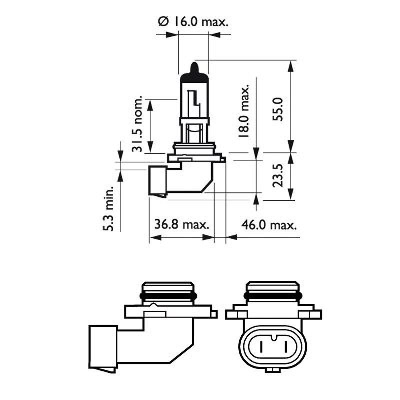 Ampoule, projecteur longue portée PHILIPS 9006XVPB1 - Visuel 2