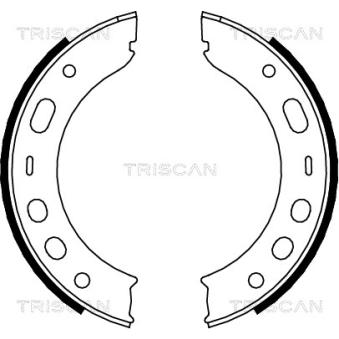 Jeu de mâchoires de frein, frein de stationnement TRISCAN [8100 20002]