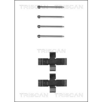 Kit d'accessoires, plaquette de frein à disque TRISCAN [8105 101194]