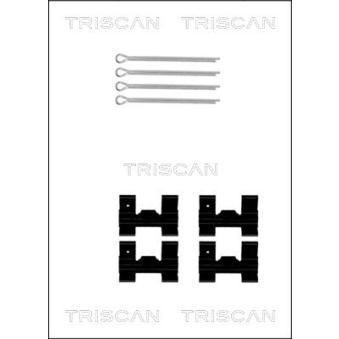 Kit d'accessoires, plaquette de frein à disque TRISCAN [8105 101329]
