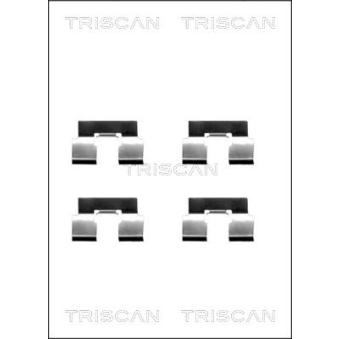 Kit d'accessoires, plaquette de frein à disque TRISCAN [8105 101607]