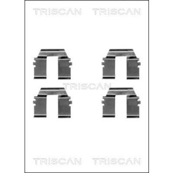 Kit d'accessoires, plaquette de frein à disque TRISCAN [8105 101615]