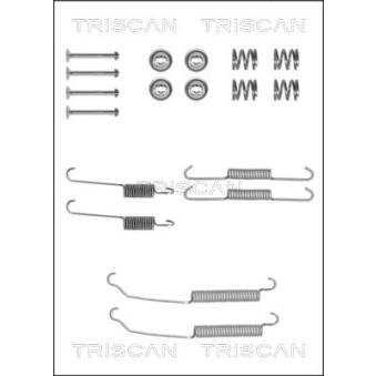 Kit d'accessoires, mâchoire de frein TRISCAN [8105 102564]