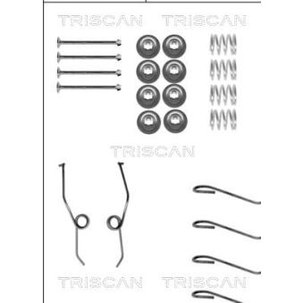 Kit d'accessoires, mâchoire de frein TRISCAN [8105 102570]