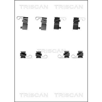 Kit d'accessoires, plaquette de frein à disque TRISCAN [8105 131639]