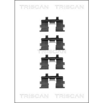 Kit d'accessoires, plaquette de frein à disque TRISCAN [8105 141312]