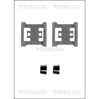 Kit d'accessoires, plaquette de frein à disque TRISCAN [8105 161611]
