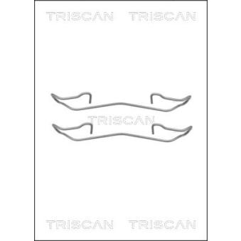 Kit d'accessoires, plaquette de frein à disque TRISCAN [8105 161617]