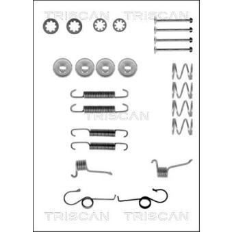 Kit d'accessoires, mâchoire de frein TRISCAN [8105 162336]