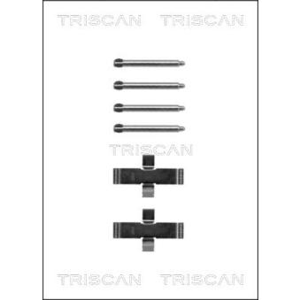 Kit d'accessoires, plaquette de frein à disque TRISCAN [8105 231197]