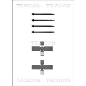 Kit d'accessoires, plaquette de frein à disque TRISCAN [8105 241233]