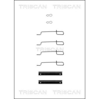 Kit d'accessoires, plaquette de frein à disque TRISCAN [8105 281146]