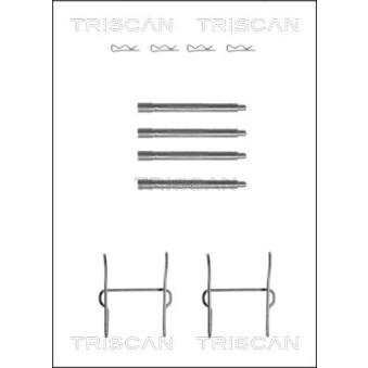 Kit d'accessoires, plaquette de frein à disque TRISCAN [8105 281590]