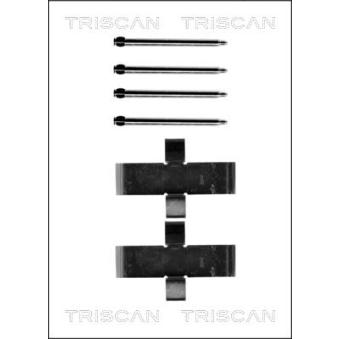 Kit d'accessoires, plaquette de frein à disque TRISCAN [8105 291260]