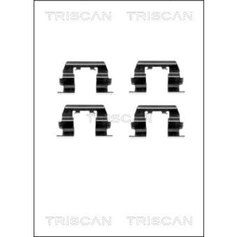 Kit d'accessoires, plaquette de frein à disque TRISCAN [8105 431621]
