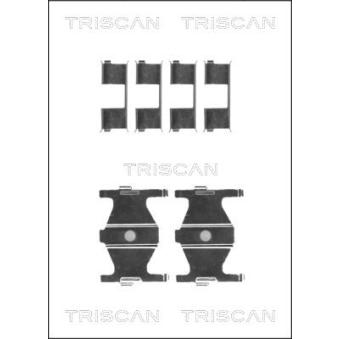 Kit d'accessoires, plaquette de frein à disque TRISCAN [8105 431625]