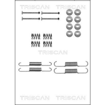 Kit d'accessoires, mâchoires de frein de stationnement TRISCAN [8105 432007]