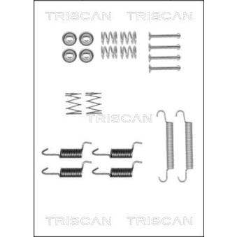 Kit d'accessoires, mâchoires de frein de stationnement TRISCAN [8105 432588]