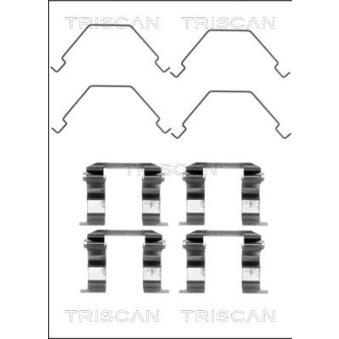 Kit d'accessoires, plaquette de frein à disque TRISCAN [8105 501577]