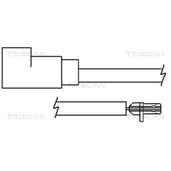 Contact d'avertissement, usure des plaquettes de frein TRISCAN [8115 16001]