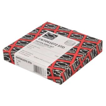 Jeu de segments de pistons ENGITECH ENT041072 STD pour PEUGEOT 206 1.2 - 69cv