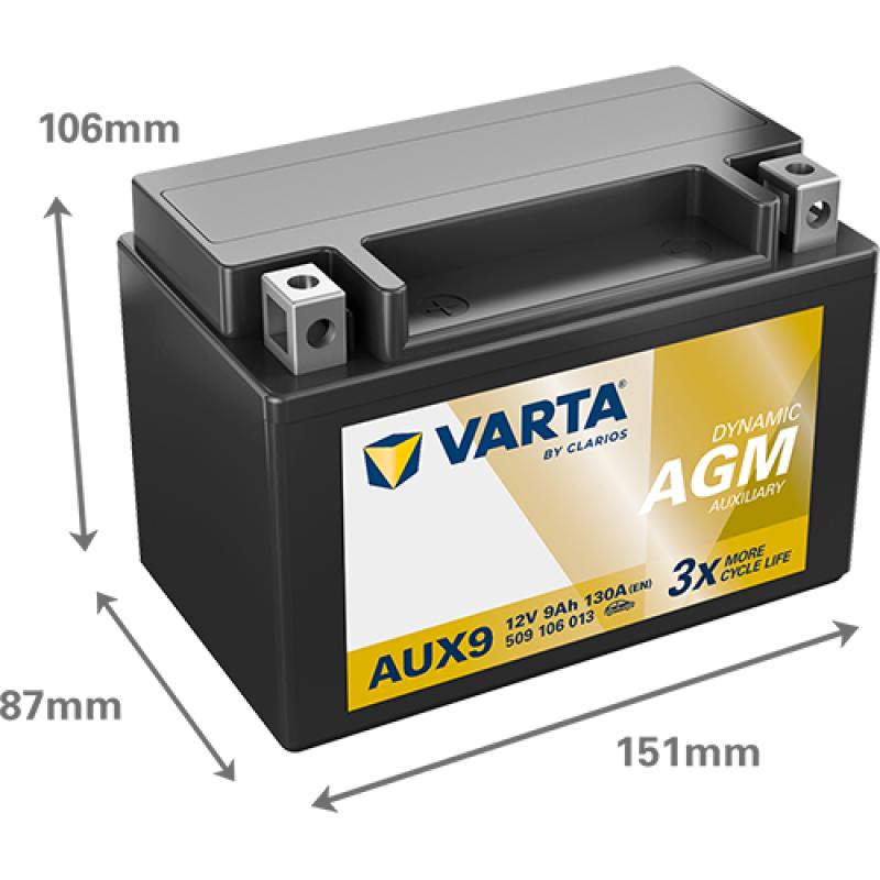 Batterie de démarrage Start & Stop VARTA 509106013K262 - Visuel 1