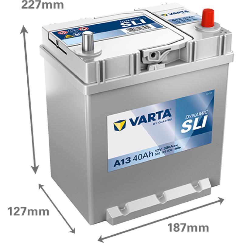 Batterie de démarrage VARTA 540125033K262 - Visuel 1