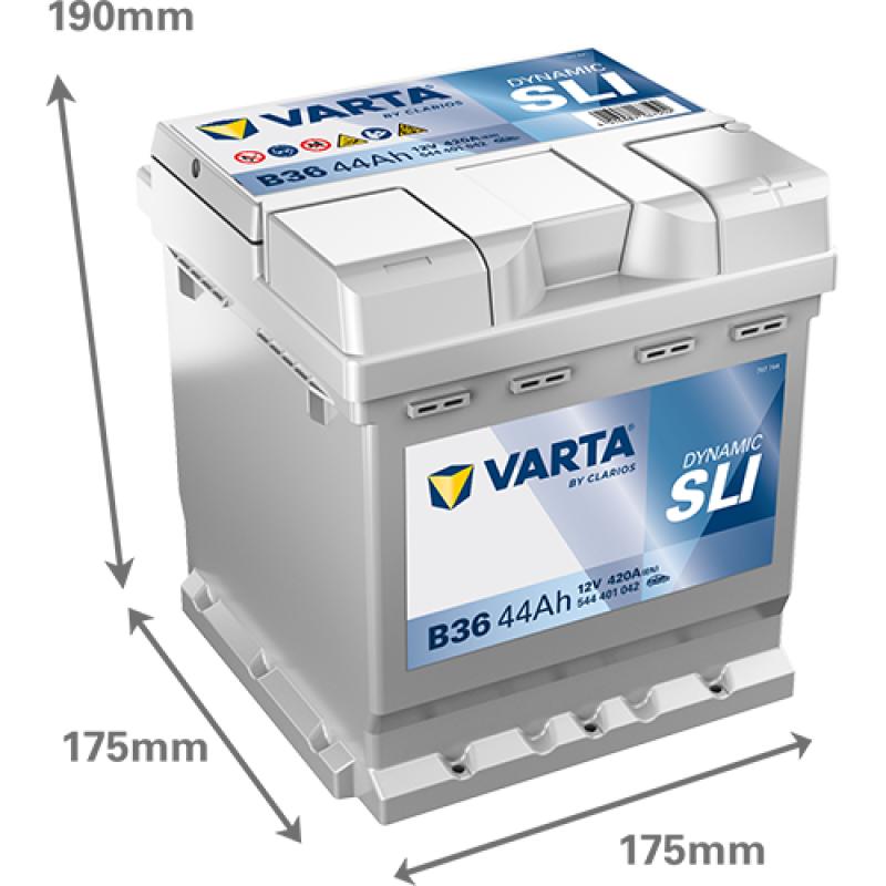 Batterie de démarrage VARTA 544401042K262 - Visuel 1