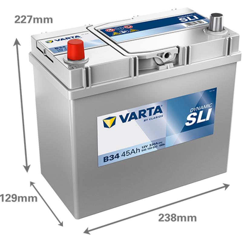 Batterie de démarrage VARTA 545158033K262 - Visuel 1