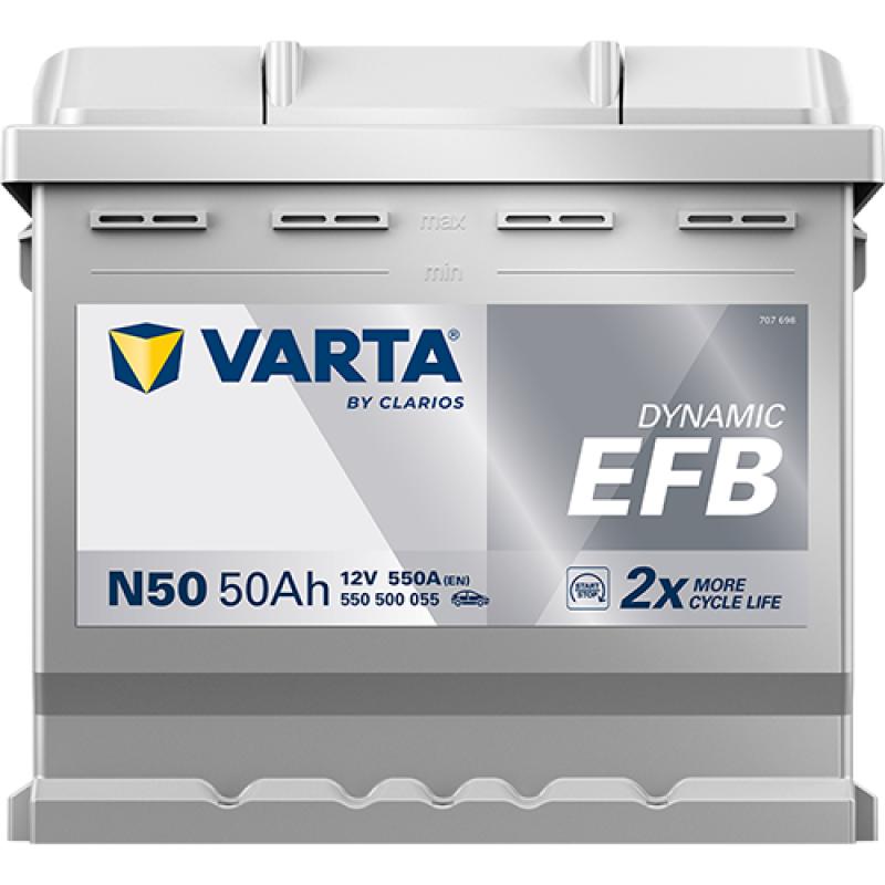 Batterie de démarrage VARTA 550500055K262 - Visuel 2