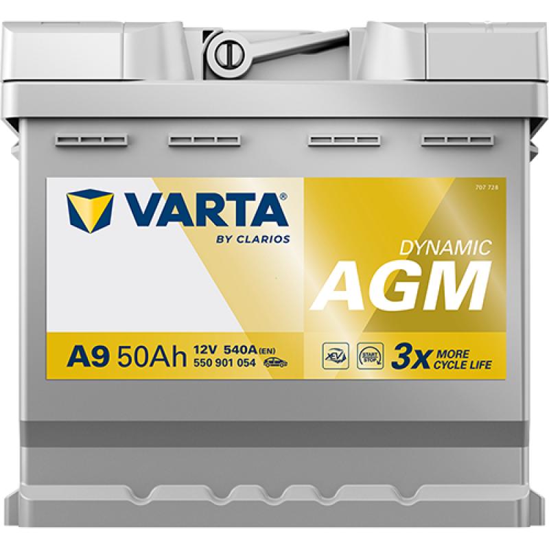 Batterie de démarrage Start & Stop VARTA 550901054K262 - Visuel 2
