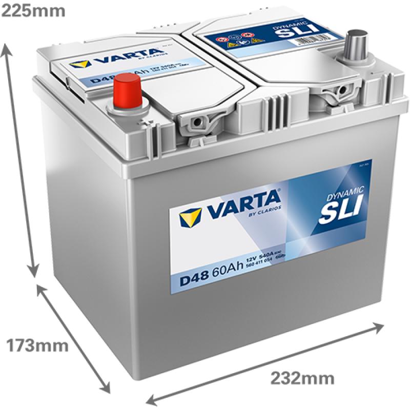 Batterie de démarrage VARTA 560411054K262 - Visuel 1