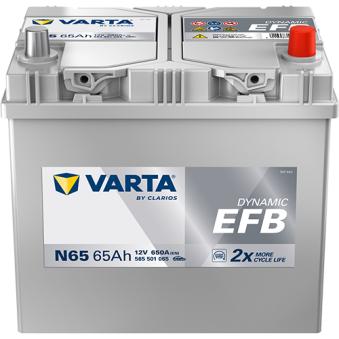 Batterie de démarrage Start & Stop VARTA 565501065K262 pour BMW Série 3 2.0 - 120cv