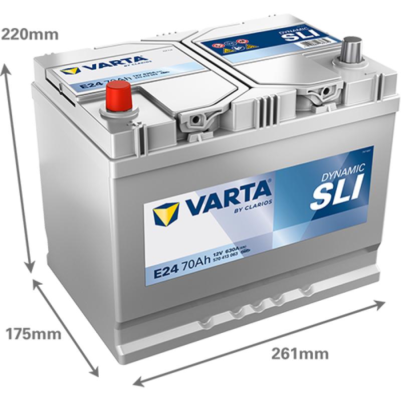 Batterie de démarrage VARTA 570413063K262 - Visuel 1