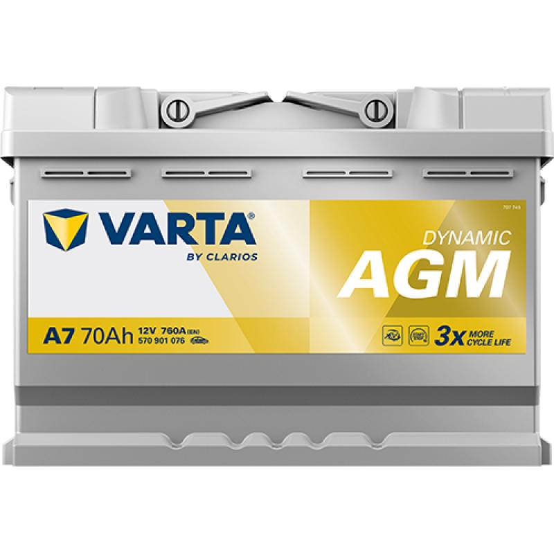 Batterie de démarrage Start & Stop VARTA 570901076K262 - Visuel 2